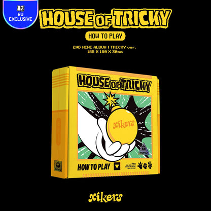 FREE - xikers ALBUM [NO PHOTOCARDS] - HOUSE OF TRICKY : HOW TO PLAY (sold out on Hello82)***